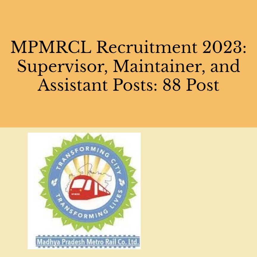 Various Supervisor, Maintainer and Assistant Posts - 88