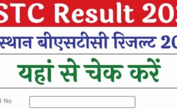 Rajasthan BSTC Result 2023